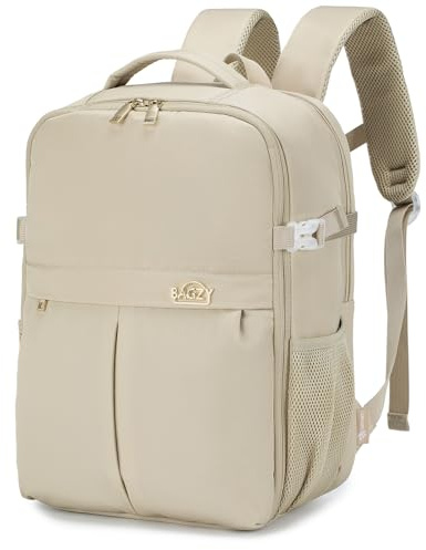 BAGZY Rucksack Handgepäck Flugzeug 40x30x15cm für British Airways Air France Reiserucksack Laptoprucksack 15,6 Travel Backpack