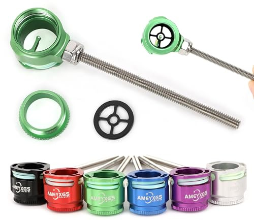 surwolf Bågskytte recurve båge siktstift, 0,019 kikarstift, siktpunkt optisk fiber, aluminium sikte för jaktskytte RH&LH (Grön)
