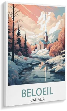 1000 Piece Jigsaw Puzzles for Adults，Beloeil Canada，Classic Puzzle Difficult Puzzle Fun Creative DIY Toys Gifts for Girls And Boys, Family Games（75x50cm）-X60