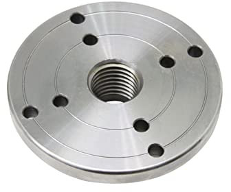 Manuelles Spannfutter, Drehfutter, 4-Zoll-Stahl-Frontplatte M33 x 3,5, 1 Zoll x 8TPI, M18 x 2,5 Gewindeflansch-Frontplatte for Holzdrehmaschinen(M33 X 3.5)