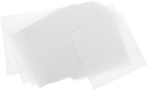Papier Sulfurisé pour Pâtisserie, 100 Feuilles Blanches en Papier