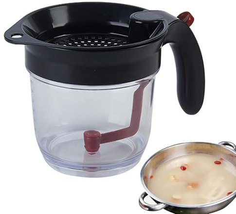 Séparateur de graisse de sauce - Séparateur de graisse transparent