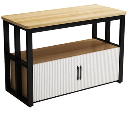 Grande étagère de rangement de cuisine multicouche avec armoires pour four à micro-ondes, noir nizer pour fruits et légumes, solution parfaite pour économiser de l'espace