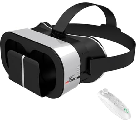 Virtual Reality Garden - Mobilt -headset, 3D HD-glasögon | Panoramavideovisningsverktyg, resesimuleringsupplevelseutrustning, filmvisare för användning d