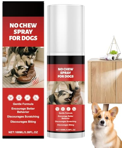 Sghtil Antinagel-Spray für Hunde, 100 ml Spray Stop sofortiges – sanfte Formel mit natürlichem Bittergeschmack für Katzen und Kaninchen