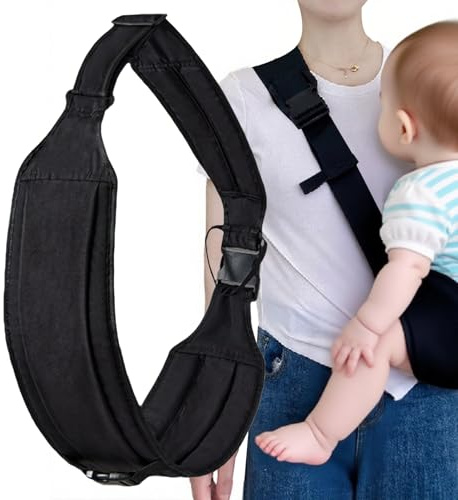 Babytrage Tuch - Seitentrage für Babys,Leichtes Ergonomisches Verstellbares Rutschfestes Tragetuch für Einkaufen Tägliche Flugreisen Elternschaft Reisen Outdoor