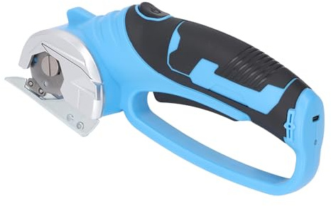 Generic Taglierina per Tessuti, Forbici Elettriche DC 4V, Impugnatura Ergonomica, Ricaricabile per Tessuti, Moquette, Filo in Morbida Pelle