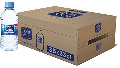 Font Vella - Agua Mineral Natural - Caja 35 x 33Cl