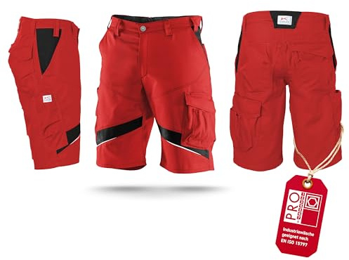 KÜBLER ICONIQ Shorts – Arbeitsshorts mit ergonomischer Linienführung, Multifunktionstaschen, Reflex-Elementen