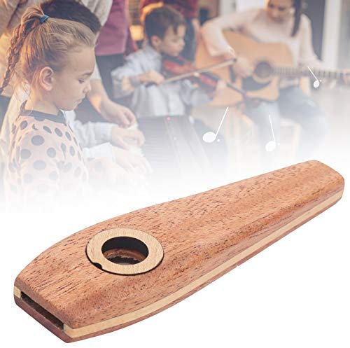 Holz Kazoo, schöne großzügige Holz Kazoo Flöte Nützlich mit humanisiertem Design für Musikbegeisterte für Musikclub für Anfänger für Outdoor-Auftritte