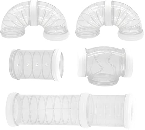 Hamster Spieltunnel Röhren DIY sortiert transparent Hamster Käfig und Zubehör Hamster Erweiterung Weltraum Tunnel Track