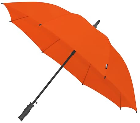 Falcone - Parapluie coupe-vent compact - Automatique - 102 cm - Orange, orange11, 102 cm