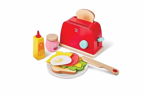 Hape Roter Toaster für Spielzeugküchen, 3Y+