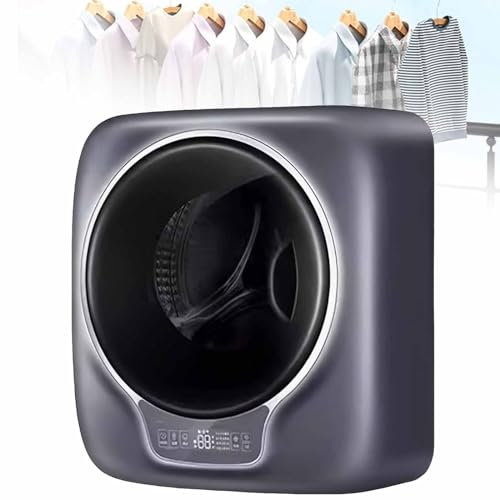 DDZJTPP Mini Lavadora Y Secadora,Lavadora De Tambor Montada En La Pared De 3Kg,Lavandería Compacta De Carga Frontal,Lavadora Y Secadora Completamente Automática,para Apartamentos De Viaje