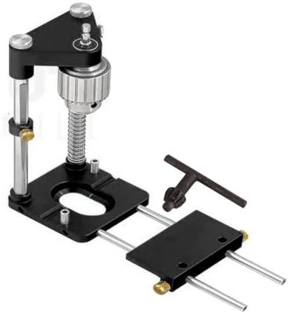 Woodworking Drill Guide Adjustable Drilling Template Plastic+Metal Hole Punch Locator for DIY