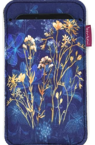 Arco Design Bertoni - Funda para teléfono móvil (fieltro y tela, para iPhone 15/14/14 Pro Max/13/13 Pro/12/11, Galaxy S23/S22+/S21+/S20, Redmi, Pixel 7/6, calcetín para mujer, multicolor, talla