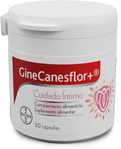 GineCanesflor+® con probióticos y Vit B12 para el Bienestar íntimo, 30 Caps | Combinación única de probióticos y vitamina B2 que ayuda a mantener el equilibrio íntimo en todas las etapas de la mujer