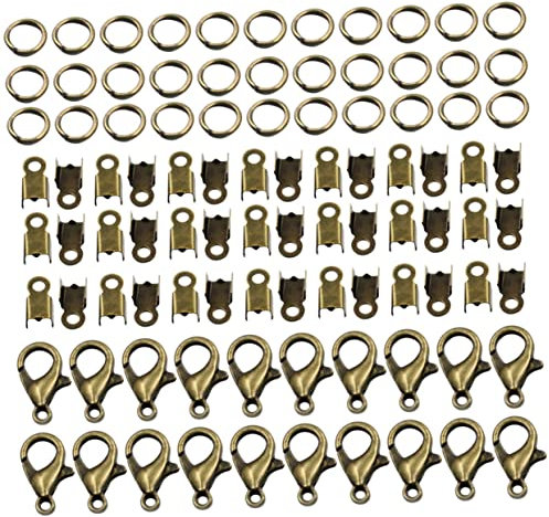 JEWEDECO 1satz Schmuckherstellung Zubehör Set Mit Lobster Clasps Jump Und Quetschperlen Für Armbänder Und Für Kreative Bastelprojekte