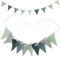 AiQInu Banderines de Fiesta, Banderines Fiesta, Banderines Tela para Dormitorio de Fiesta de Cumpleaños o Decoración de Bodas (Verde Fresco de Morandi)