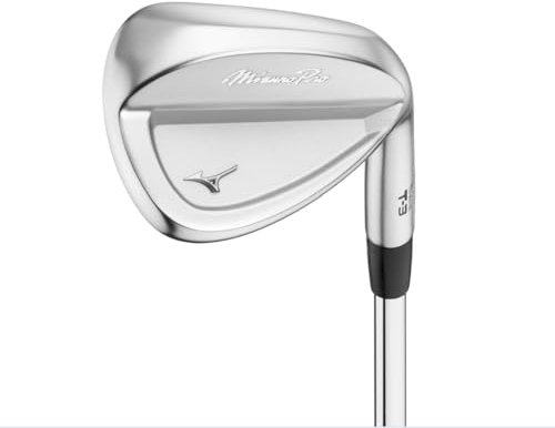 Mizuno Pro T3 White Satin Golf Wedge pour Hommes, Droite/Acier/Calage, 48 Degrees / 10 Bounce