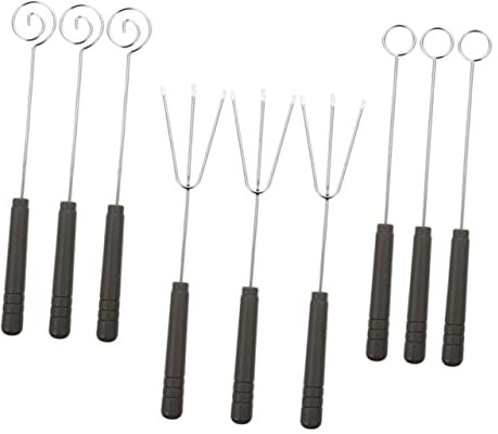 FUNOMOCYA 9stücke Teiliges Fondue-set Mit Tauchgabeln Für Schokolade Käse Und Süßigkeiten Dekorieren Von Kuchen Für Fruchtplatten