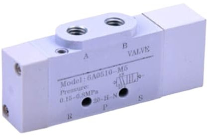 QAVLXIE Vanne pneumatique série 6A (5/2 Voies, 5/3 Voies) 6A110 6A120 6A130 à Commande pneumatique Simple/Double(6A230E-08)