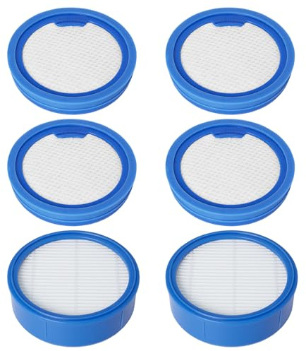 Heykewi filter för AEG-serien 7000/ESKW6 sladdlös dammsugare filter reservdelar, 4 förmotorfilter, 2 hygienfilter