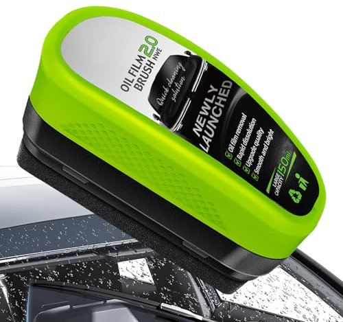 Pulitore di vetro per vetri per auto – Tampone di pulizia con asciugacapelli, prodotti per la manutenzione idrorepellenti | strumento multiuso per tergicristalli che garantisce visibilità ed