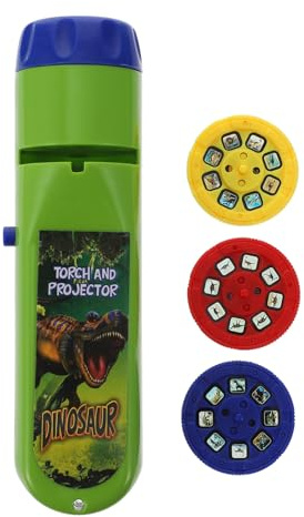 ERINGOGO Lampe De Poche à Projection De Dinosaures Garçon Et Filles Taille Compacte Jouet Interactif pour Éveil Éducatif Ludique Présent Anniversaire