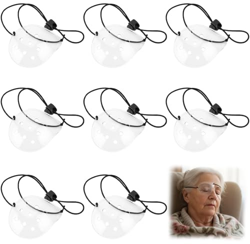 Augenschutz Nach Augen Op, Augenklappe Medizinisch Für Erwachsene, Transparente Augenklappen 7.5 * 6.2cm, Medizinische Augenklappe Zum Schutz Vor Staub Und Verletzungen