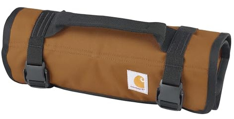Carhartt Utility Roll Organizer Carhartt Brown | Durable, Water-Resistant Tool Roll, 16 Pocket