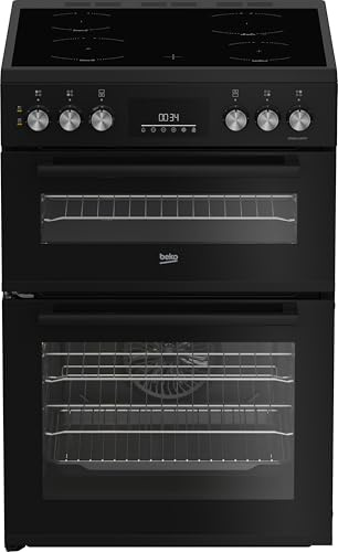 Beko AeroPerfect™ FTC6731K 60cm Wide Single Oven Electric Cooker with Ceramic Hob - Black - A Rated