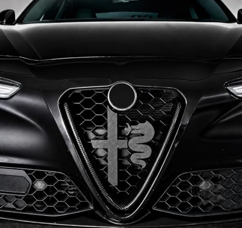 Logo per Griglia compatibile con alfa romeo Giulia e Stelvio, Stemma Tuning