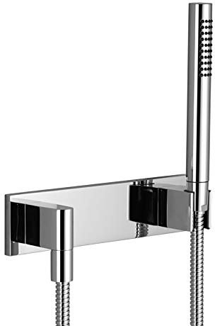 Dornbracht Handbrause Set mit Die-Abdeckplatte aus Symetrics chrom 27 818 – 980 – 00