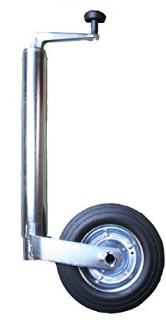ARBO-INOX Stützrad Vollgummi Deichsellaufrad Wohnwagen Anhänger Trailer