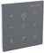 Geberit Control Panel Wand, für Geberit AquaClean Mera: Glas schwarz (147.038. SJ. 1)