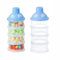 VOARGE Lot de 2 distributeurs de lait en poudre pour 4 couches - Portable - Pour bébé - Avec adoucisseur (bleu)