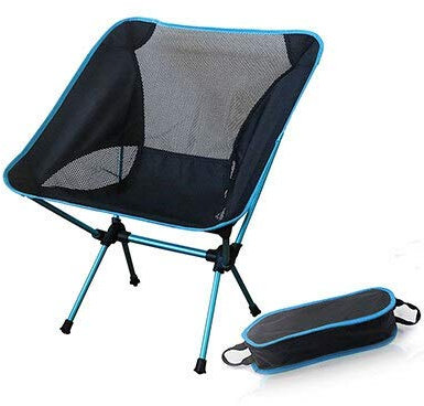 YFCTLM Klappstuhl Tragbare Moon Chair Leicht Angeln Camping Grill Stühle Klapp Erweiterte Wandern Sitz Garten Ultra Office Home Möbel (Color : SF73300SB)