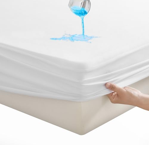 Beedsooth Matratzenschoner 90 x 200 Wasserdicht,Tencel Matratzenschutz | Atmungsaktiv und Nässeschutz, Inkontinenzunterlage waschbar 90x200 cm Wasserdichtes Spannbettlaken, ideal für Kinderbetten.