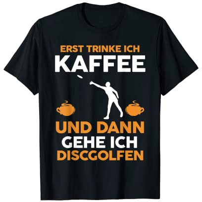 Kaffee Discgolf T-Shirt