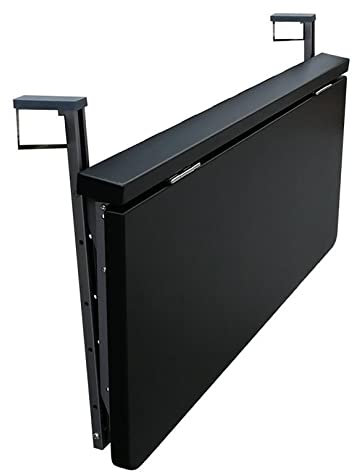 WXZX Balkon Hängetisch, Balkonhängetisch Klappbar,Outdoor-Tisch Balkontisch Zum Einhängen Aus Metall,Klappbarer Wand-Klapptisch,für Kaffeetisch Terrasse Camping Gartentisch,80x40cm,120x28cm,120x40cm