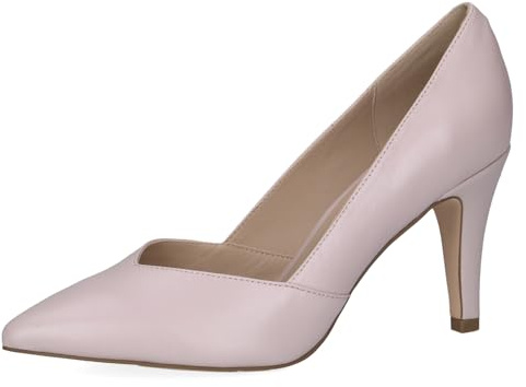 CAPRICE Damen Pumps aus Leder mit Trichterabsatz, Rosa (Lt.Purple Perl), 38.5 EU