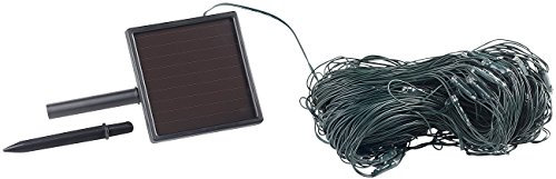 Lunartec Netz: Solar-LED-Lichternetz, 198 LEDs, Versandrückläufer (Beleuchtung als Gartendeko, Solar Lichternetz Outdoor, Baum)