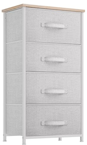 YITAHOME Dresser with 4 Drawers - Fabric Storage Tower