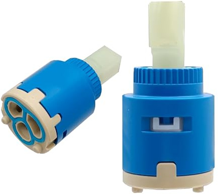 25-mm-Keramikkartuschen, Einhand-Keramik-Wasserhahnkartusche, Ersatz-Keramikscheibenkartuschen Für Badezimmerdusche,Plattfuß 25mm
