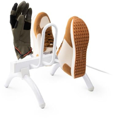InnovaGoods® Tendedero eléctrico de calzado 40 W, secadora de zapatos 2 pares, Resistente al agua IPX2, Apto para todo tipo de calzado, zapatillas deportivas, zapatos, etc. Capacidad 4 zapatillas.
