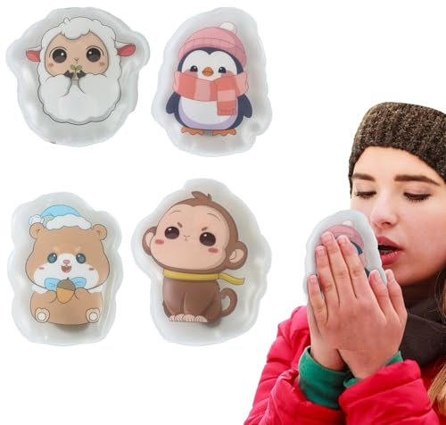 Taschenwärmer, Handwärmer Packs | 4er Set Winter Handwärmer | Wiederverwendbare Handwärmer mit Pinguin-Motiv für kaltes Wetter