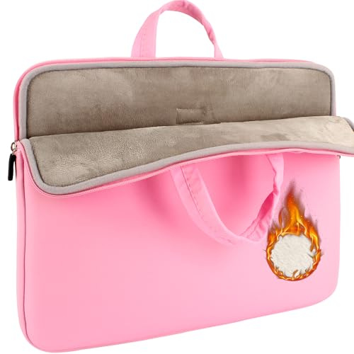 Aonstyna A4-Licht-Pad-Tragetasche für Diamantmalerei, Diamantmalerei, Licht-Pad-Hülle, Laptop-Tragetasche, Tragetasche, gepolstertes Fleece-Innenfutter, Schutzhülle für A4-LightPad, Rot