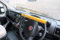 Milenco Commercial Car Steering Wheel Lock Yellow High Visibility Car Van Anti Theft Metal Wheel Lock with 4Tress Non Slip Car Dash Mat