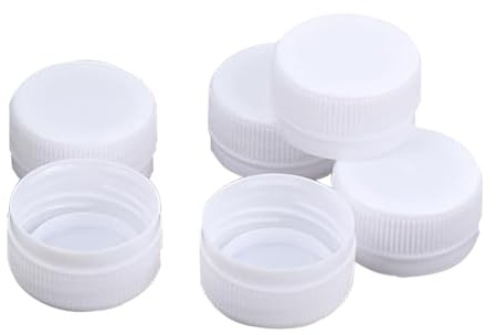 ZelongChen 100Pcs Plastic Mason Jar Lids Poly Seal Screw Canning Caps